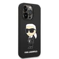 Miniatyrbillede 4 af 8: Karl Lagerfeld Silikone NFT Ikonik MagSafe - iPhone 14 Pro etui (sort)