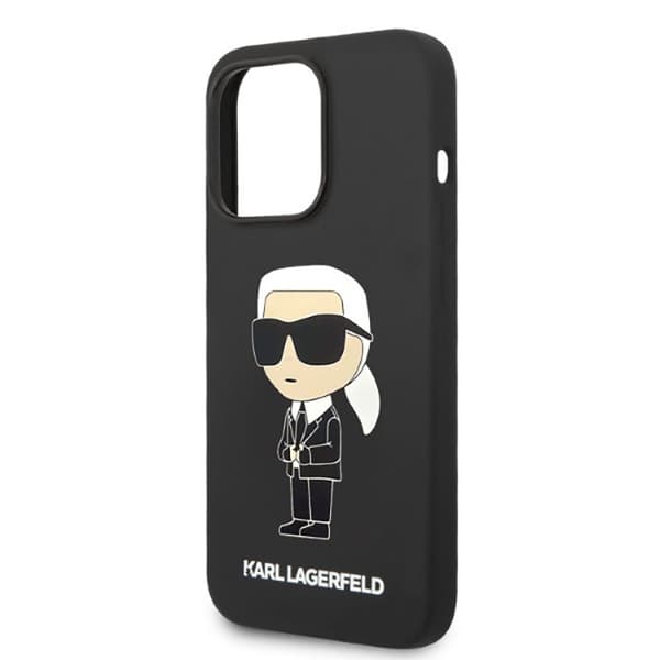 Karl Lagerfeld Silikone NFT Ikonik MagSafe - iPhone 14 Pro etui (sort)