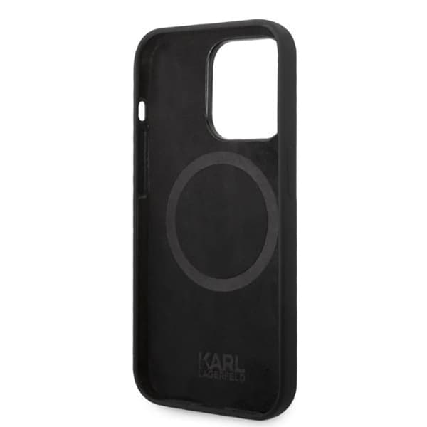 Karl Lagerfeld Silikone NFT Ikonik MagSafe - iPhone 14 Pro etui (sort)