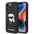 Miniatyrbillede 1 af 8: Karl Lagerfeld Silikone NFT Ikonik MagSafe - iPhone 14 Pro etui (sort)