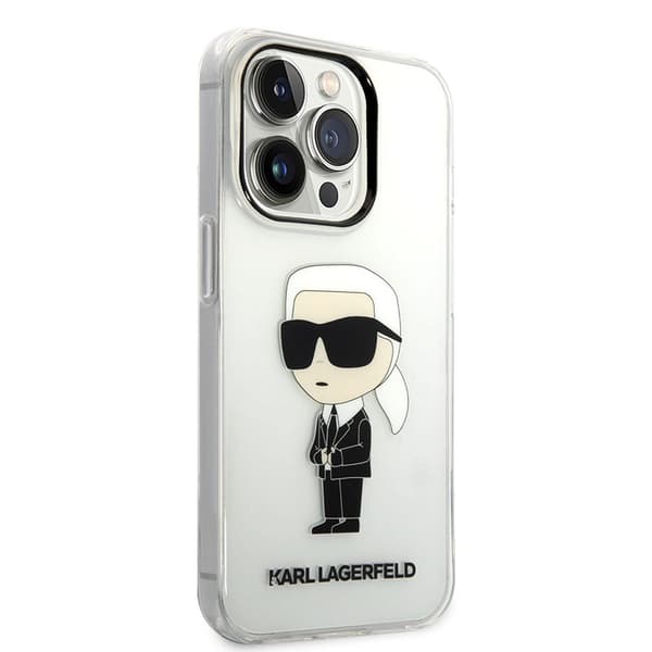 Karl Lagerfeld IML NFT Ikonik - iPhone 14 Pro etui (gennemsigtig)
