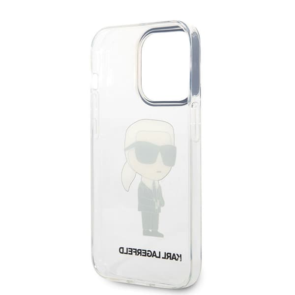 Karl Lagerfeld IML NFT Ikonik - iPhone 14 Pro etui (gennemsigtig)