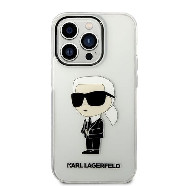 Karl Lagerfeld IML NFT Ikonik - iPhone 14 Pro etui (gennemsigtig)