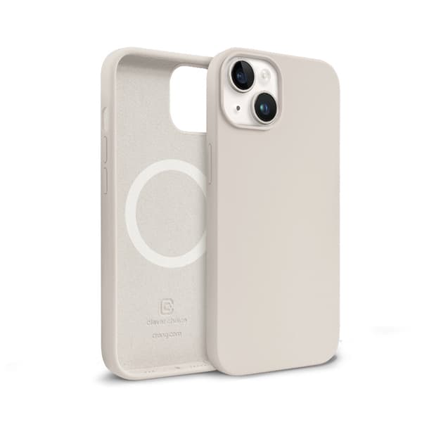 Crong Color Cover Magnetic - iPhone 14 Plus MagSafe Cover (Stone Beige)