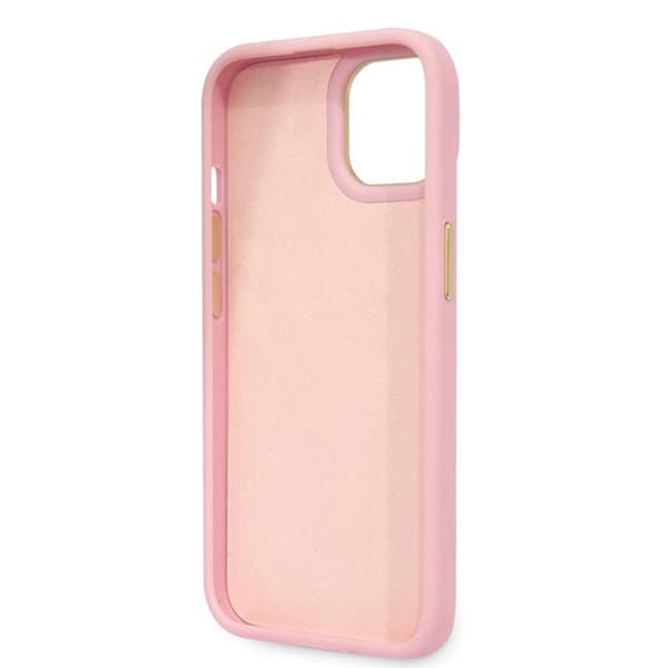 Guess Croco Collection - iPhone 14 Plus etui (pink)
