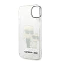 Miniatyrbillede 5 af 6: Karl Lagerfeld IML Glitter NFT Karl & Choupette - iPhone 14 Plus etui (gennemsigtig)