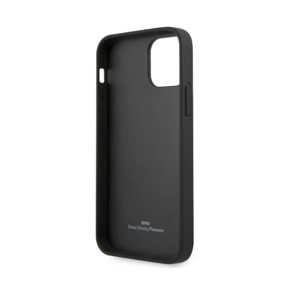 BMW Leather Curve Perforate - iPhone 12 / iPhone 12 Pro Fodral (svart)