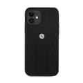 Miniatyrbild 3 av 8: BMW Leather Curve Perforate - iPhone 12 minifodral (svart)