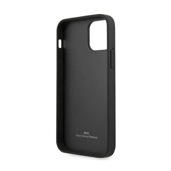 BMW Leather Curve Perforate - iPhone 12 minifodral (svart)