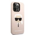 Miniatyrbillede 3 af 6: Karl Lagerfeld Silikone Ikonik Karl`s Head MagSafe - iPhone 14 Pro etui (pink)