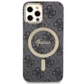 Miniatyrbild 4 av 10: Guess Bundle Pack MagSafe 4G - MagSafe fodral + laddare iPhone 12 / iPhone 12 Pro (svart/guld)