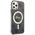 Miniatyrbild 5 av 10: Guess Bundle Pack MagSafe 4G - MagSafe fodral + laddare iPhone 12 / iPhone 12 Pro (svart/guld)