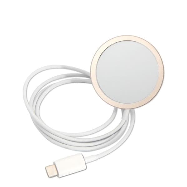 Guess Bundle Pack MagSafe 4G - MagSafe iPhone 13 Pro Max etui + opladersæt (pink/guld)