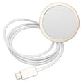 Miniatyrbillede 10 af 10: Guess Bundle Pack MagSafe IML Marble - MagSafe iPhone 14 Plus etui + opladersæt (sort/guld)