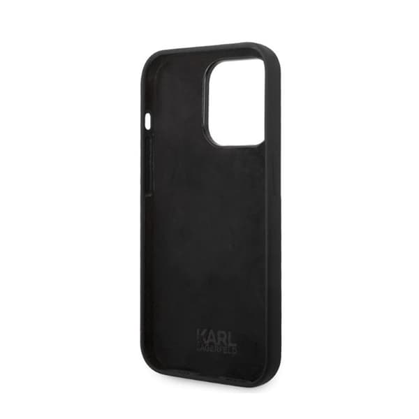 Karl Lagerfeld Silicone NFT Ikonik - iPhone 14 Pro Max -kotelo (musta)