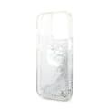 Miniatyrbillede 7 af 8: Karl Lagerfeld Liquid Glitter NFT Choupette Head - iPhone 14 Pro etui (sølv)