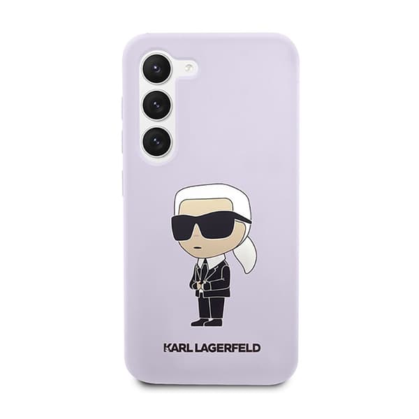 Karl Lagerfeld Silicone NFT Ikonik - Samsung Galaxy S23+ -kuori (violetti)
