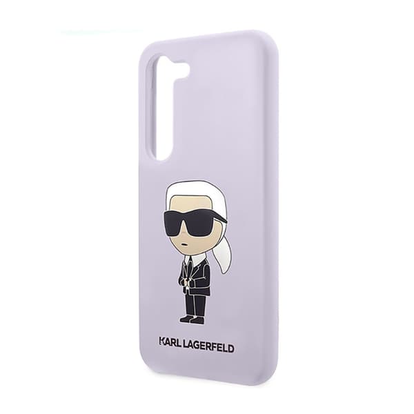 Karl Lagerfeld Silicone NFT Ikonik - Samsung Galaxy S23+ -kuori (violetti)