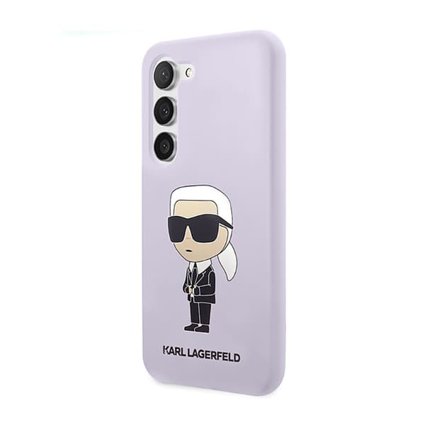 Karl Lagerfeld Silicone NFT Ikonik - Samsung Galaxy S23+ -kuori (violetti)