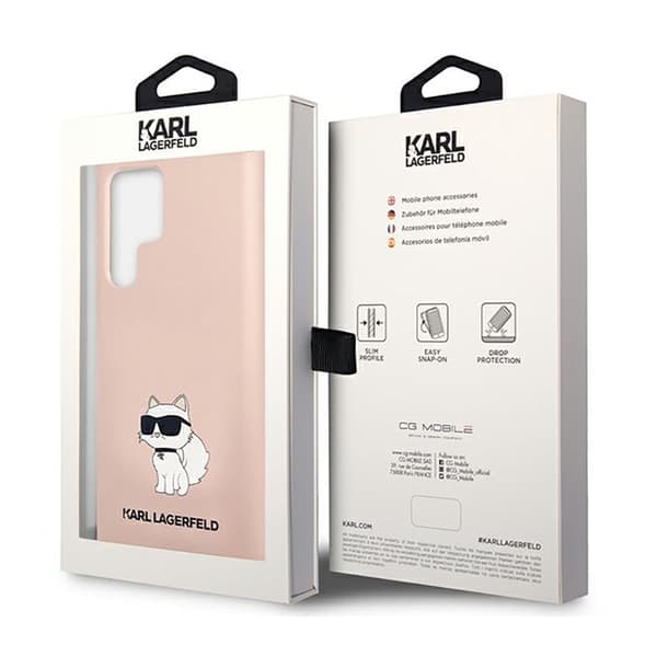 Karl Lagerfeld Silikon NFT Choupette - Samsung Galaxy S23 Ultra Fodral (Rosa)