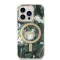 Miniatyrbillede 4 af 10: Guess Bundle Pack MagSafe IML Jungle - MagSafe iPhone 14 Pro etui + opladersæt (khaki/guld)