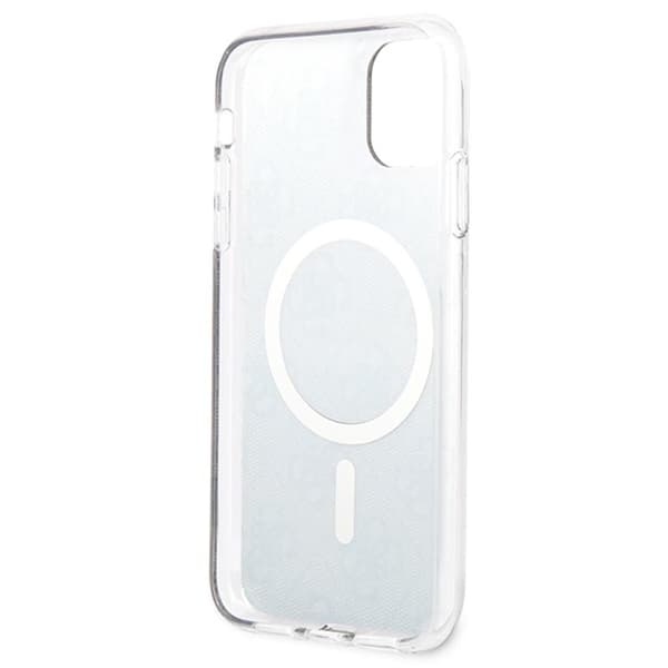 Guess Bundle Pack MagSafe 4G - MagSafe iPhone 11 -kotelo + laturisarja (musta/kulta)