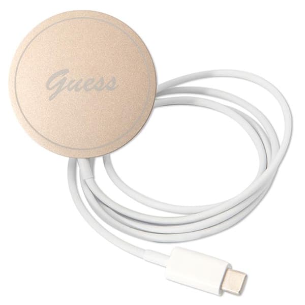 Guess Bundle Pack MagSafe 4G - MagSafe iPhone 11 -kotelo + laturisarja (musta/kulta)