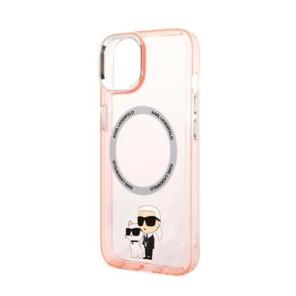 Karl Lagerfeld IML NFT Karl & Choupette MagSafe - iPhone 14 Plus etui (Pink)