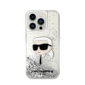 Miniatyrbillede 3 af 8: Karl Lagerfeld Liquid Glitter NFT Karls hoved - iPhone 14 Pro etui (sølv)