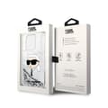 Miniatyrbillede 8 af 8: Karl Lagerfeld Liquid Glitter NFT Karls hoved - iPhone 14 Pro etui (sølv)