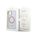 Miniatyrbild 8 av 8: Guess Gold Outline Translucent MagSafe - iPhone 14-fodral (lila)