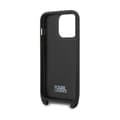 Miniatyrbillede 4 af 6: Karl Lagerfeld Monogram Plaque Logo Strap - iPhone 14 Pro Cover (Sort)