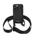 Miniatyrbillede 2 af 6: Karl Lagerfeld Monogram Plaque Logo Strap - iPhone 14 Pro Cover (Sort)
