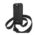 Miniatyrbillede 1 af 6: Karl Lagerfeld Monogram Plaque Logo Strap - iPhone 14 Pro Cover (Sort)