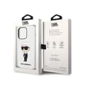 Miniatyrbillede 8 af 8: Karl Lagerfeld Silikone NFT Ikonik - iPhone 14 Pro etui (hvid)