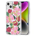 Pikkukuva 5 / 9: Kirkas kivääripaperi MagSafe – kullalla koristeltu iPhone 14 Plus -kotelo (Rose Garden)