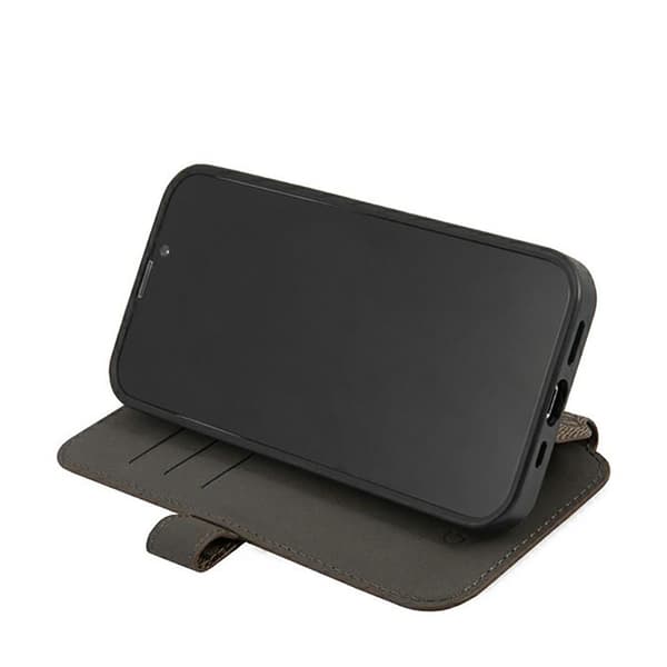 Guess Booktype 4G Big Metal Logo - iPhone 13 Pro Cover (Brun)