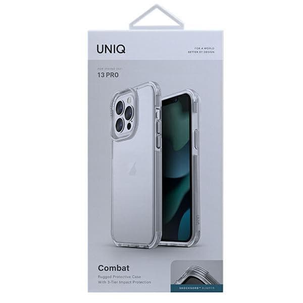 UNIQ Combat - iPhone 13 Pro-cover (gennemsigtig)