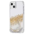 Miniatyrbillede 3 af 7: Case-Mate Karat - iPhone 14 Plus etui dekoreret med guld (marmor)