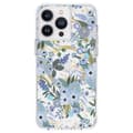 Pikkukuva 1 / 7: Kirkas kivääripaperi MagSafe - iPhone 14 Pro Max -kotelo (Garden Party Blue)