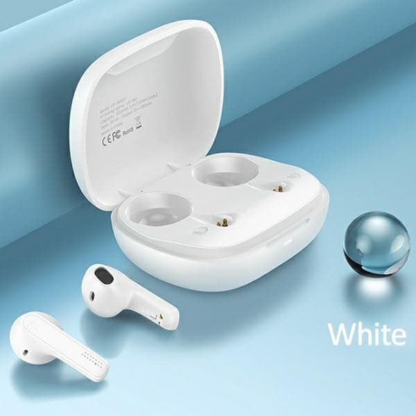 USAMS SM Series - Bluetooth 5.0 TWS hörlurar + laddningsfodral (vit)