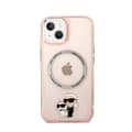 Miniatyrbillede 3 af 8: Karl Lagerfeld IML NFT Karl & Choupette MagSafe - iPhone 14 etui (Pink)