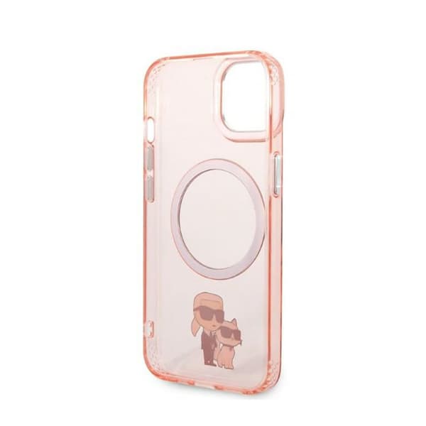 Karl Lagerfeld IML NFT Karl & Choupette MagSafe - iPhone 14 etui (Pink)
