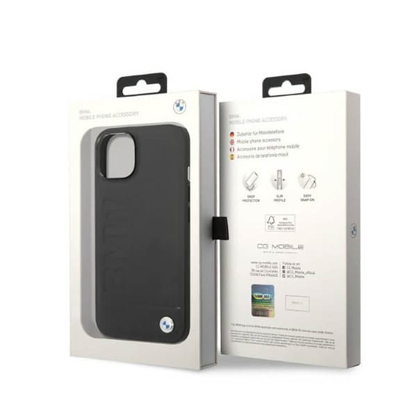 BMW Signature Logo Imprint MagSafe - iPhone 14 Plus etui (sort)
