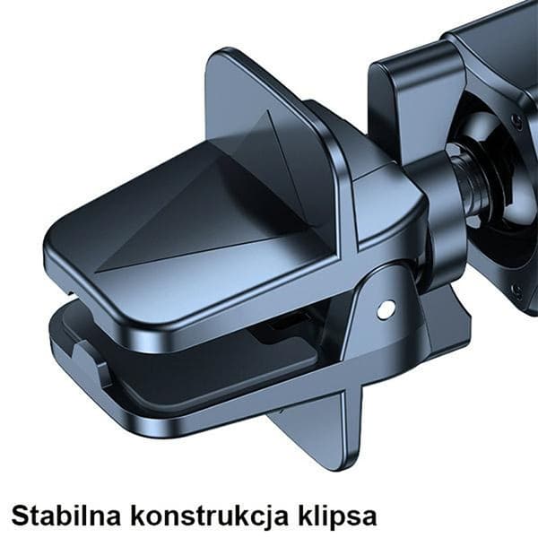 USAMS US-CD170 - Magneettinen autoteline 15 W langattomalla latauksella (musta)