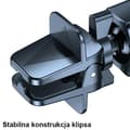 Pikkukuva 6 / 10: USAMS US-CD170 - Magneettinen autoteline 15 W langattomalla latauksella (musta)