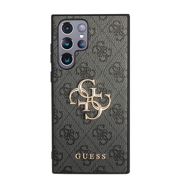 Guess 4G Big Metal Logo - Samsung Galaxy S23 Ultra Cover (grå)