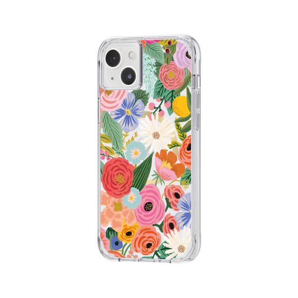 Rifle Paper Clear MagSafe - iPhone 14 Plus-fodral (Garden Party Blush)