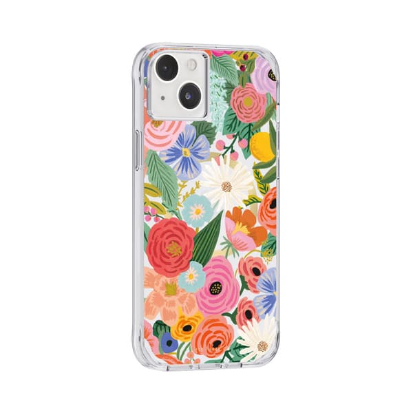 Rifle Paper Clear MagSafe - iPhone 14 Plus-fodral (Garden Party Blush)
