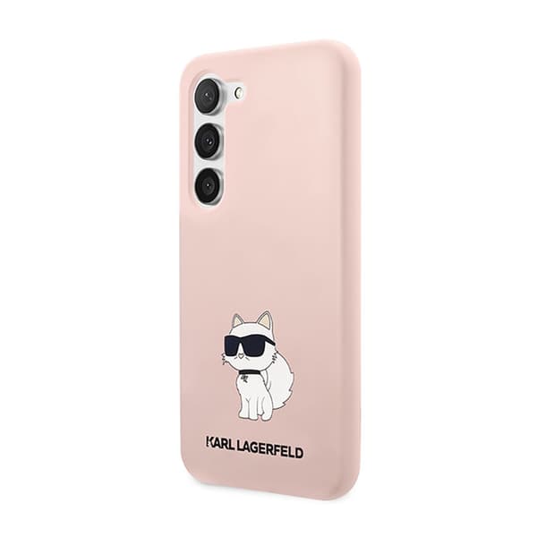 Karl Lagerfeld Silicone NFT Choupette - Samsung Galaxy S23+ -kotelo (vaaleanpunainen)